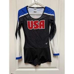 Varsity Spirit  all star Cheerleader outfit USA red/white/blue  Teen Small